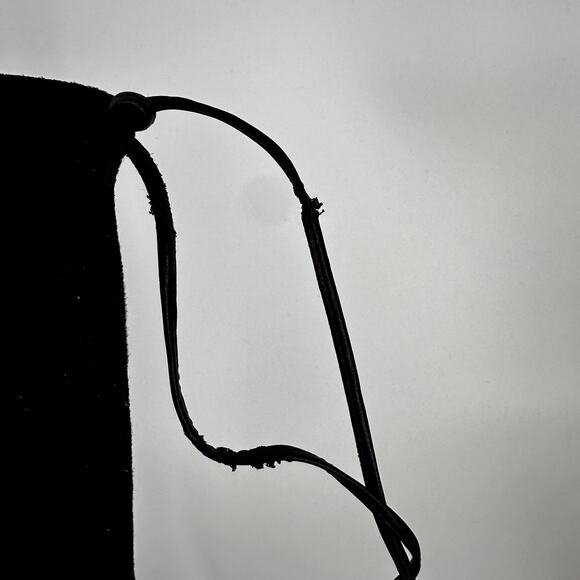 Sam Edelman Vinney Knee High Boots Suede Leather Round Toe Block Heel Black 10M - Picture 8 of 9